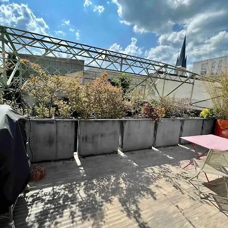 Rare ! Loft Atypique Centre-ville Parking Jardin Дом отдыха