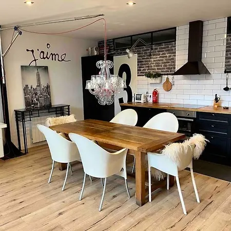 Ferienhaus Rare ! Loft Atypique Centre-ville Parking Jardin Reims